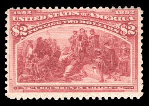 MOMEN: US STAMPS #242 MINT OG H LOT #76557*