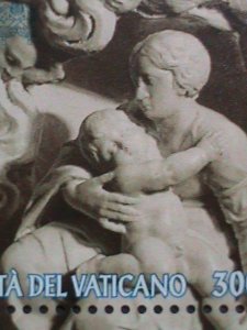 ​VATICAN CITY-1995 SC#  977  MARBLE CARVING-HOLLY HOUSE OF LORETO  MNH S/S VF