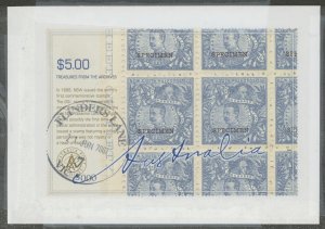 Australia  #2422 Used Souvenir Sheet