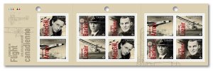 Canada 2019 #3172-76 = BK of 10 stamps = CANADIANS IN FLIGHT = AVRO Military JET