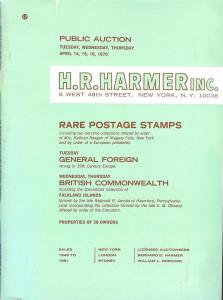 HR Harmer: Sale # 1949-1951  -  Rare Postage Stamps; Gene...