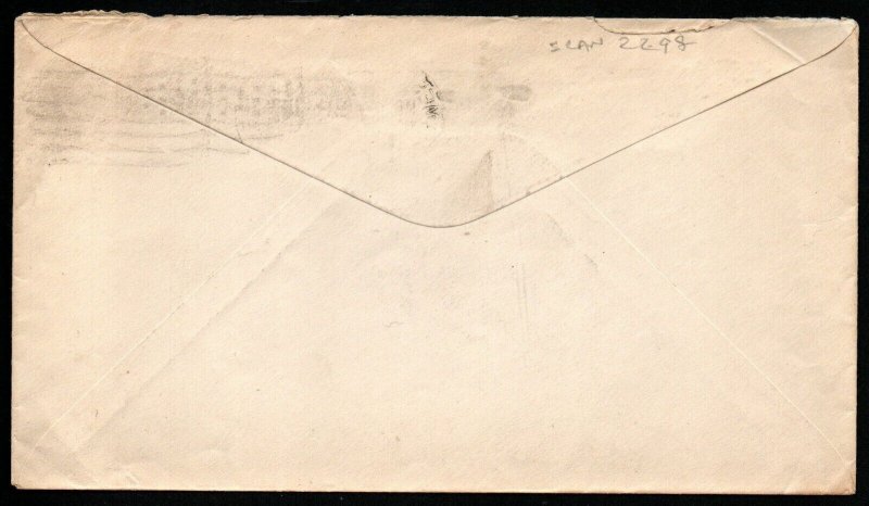 U.S. #500 VF on Cover Genuine Sound Used with APS COA