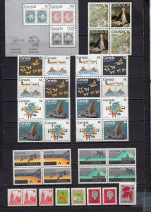 CANADA 1978 COMPLETE YEAR SET OF 60 STAMPS & S/S MNH