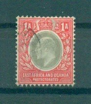 East Africa & Uganda Protectorate sc# 18 used cat val $1.00