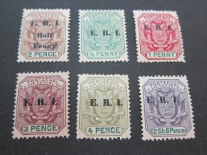 Transvaal 1901 Sc 246-51 set MH