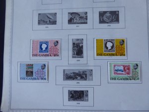 Gambia 1869-1985 Stamp Collection on Scott Specialty Stamp Album Pages