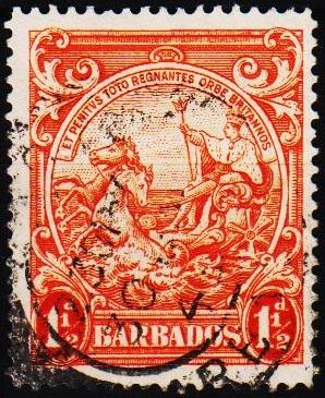 Barbados. 1938 1 1/2d S.G.250 Fine Used