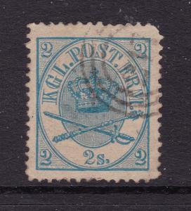 Denmark a used 2Sk from the 1865 set