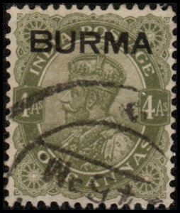 Burma 9 - Used - 4a George V (1937)