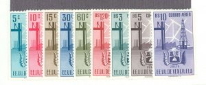 Venezuela #C347-C355  Single (Complete Set)