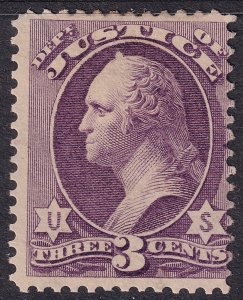 #O27 Mint OG, Ave-F, Tiny thin (CV $300 - ID40595) - Joseph Luft