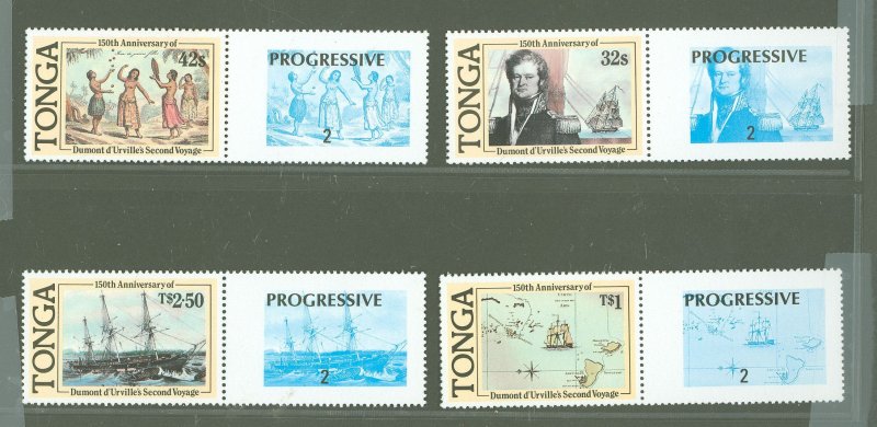 Tonga #646-649  Single (Complete Set)