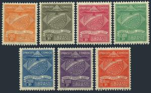 Brazil 1LC1-1LC7,MNH,Mi C1-C7,MNH. Condor Syndicate,1927.Southern Cross.Condor