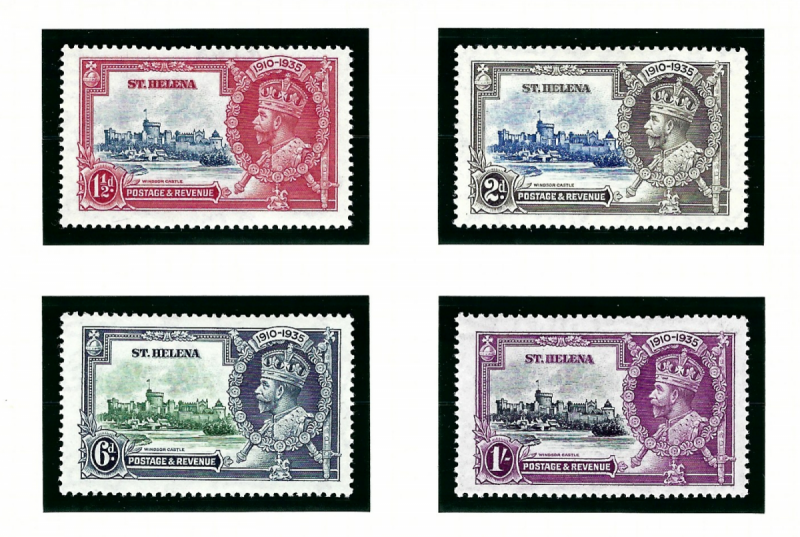 St Helena 111-14 MNH 1935 KGV Silver Jubilee