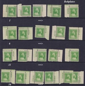 BOBPLATES US #705 Washington Bicentennial Plate Singles F-VF Mint NH ~Pick One~