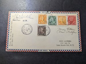 1932 Canada Airmail Cover Halifax Nova Scotia NS to Long Island City NY