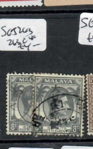 MALAYA JAPANESE OCCUPATION PENANG 8C KANJI  SG J263, 263C    VFU   P0722H