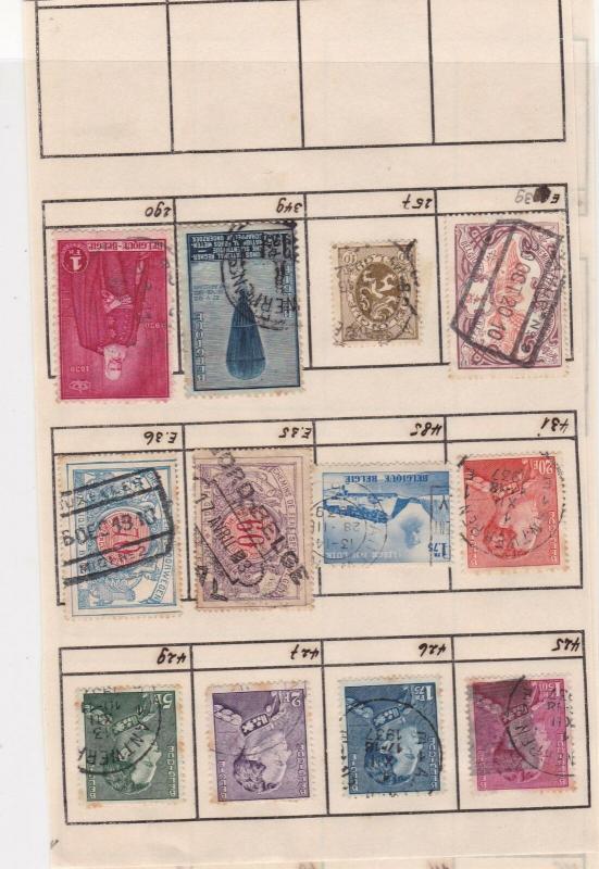 France + Belgium Stamps Page Ref 31767