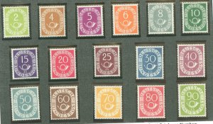 Germany #670-85 Mint (NH) Single (Complete Set)