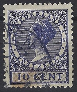 Netherlands # 178 Queen Wilhelmina Used