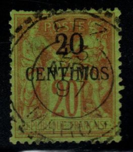 French Morocco Scott 4 Used stamp SON FEZ cancel