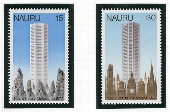 Nauru 150-51 MNH 1977 set (ad1891)
