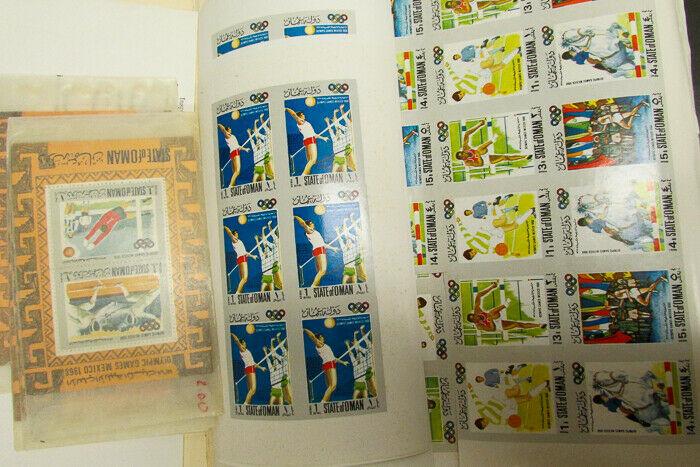 Oman Stamp Selection 1960s NH Mint Scarce S/S Sets Sheets Imperforates