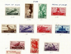 Italy #331-41 MH/U Military Medal of Valor