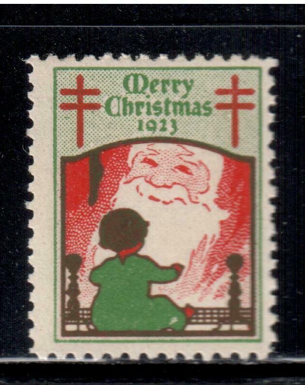 1923 Red Cross Christmas Seal - I Combine S/H