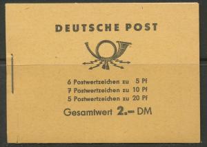 Germany DDR mint booklet #330c, 477b, 333a