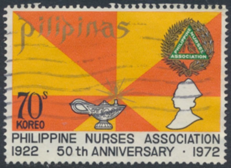 Philippines   Sc# 1155   Used Nursing Nurse  see details  / scans 