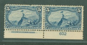 United States #288 Unused Multiple