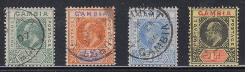 Gambia     #41,43,45,49    u    cat $9.10