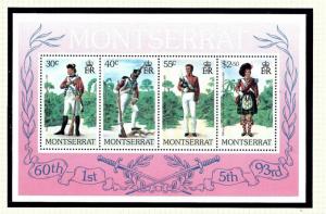 Montserrat 404a MNH 1979 Military Uniforms S/S