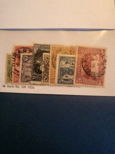 Stamps Tasmania Scott 86-93 used