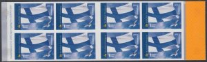 FINLAND Sc# 1166a MNH CPL BOOKLET of 8 FINNISH FLAG with BIRD