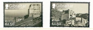 Gibraltar 2017 SG1734/5 Castles Set Unmounted Mint