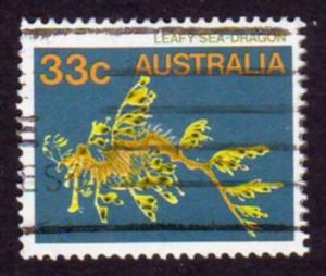 Australia 1985 Sc#909, SG#926 33c Sea Dragon Marine Life USED