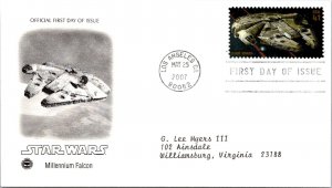 FDC 2007 SC #4143 Millenium Falcon - Los Angeles CA - Single - J1243