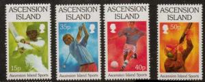 ASCENSION SG752/5 1998 SPORTING ACTIVITIES MNH