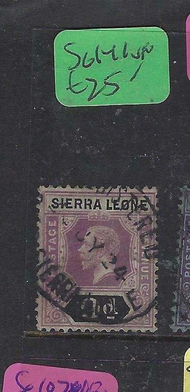 SIERRA LEONE  (P2703B)  KGV  9D   SG 141 SON CDS   VFU