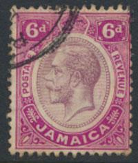 Jamaica SG 64b SC# 67 Used  Dull &  Bright Magenta   see details