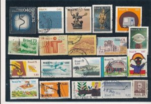 D397966 Brazil Nice selection of VFU Used stamps