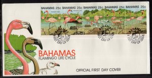 Bahamas 509 Flamingos U/A FDC