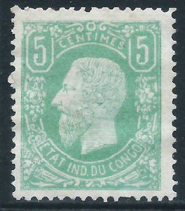 Belgian Congo, Sc #1, 5c MNG