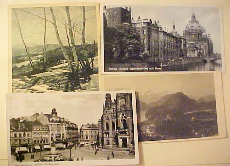 GERMANY  8 DIFF. PICTORIAL CANCELS 1934-1942