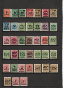 Germany  Scott#  242-278  MH