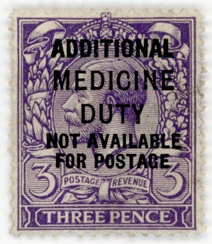 (I.B) George V Revenue : Additional Medicine Duty 3d