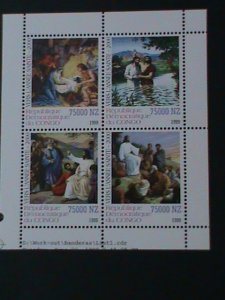 ​CONGO- THE STORY OF CHRIST MNH SHEET VF WE SHIP TO WORLDWIDE &  COMBINED