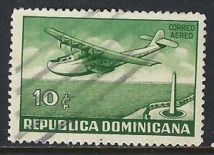 Dominican Republic C32 VFU AIRPLANE T79-2